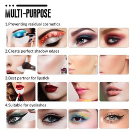 100pcs Disposable Makeup Eyeshadow Shield Eye Pad Protector for Eyes Lips Makeup Application Tool