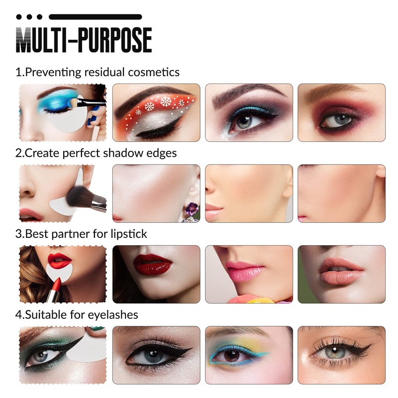 100pcs Disposable Makeup Eyeshadow Shield Eye Pad Protector for Eyes