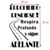 Phrase Vinyl “Prohibido Rendirse...” [Spanish Language]Decorative Motivational Sticker Phrases for