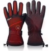 Telguua Heated Gloves Men Women Touchscreen Heated Gloves Warm Motorcycle