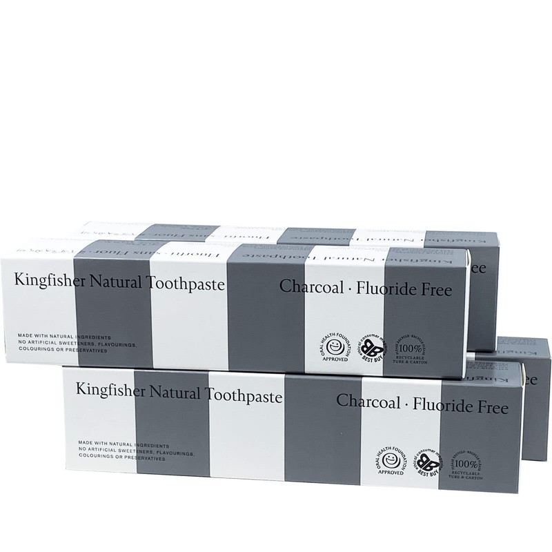 Kingfisher No Fluoride Charcoal Toothapste 100ml