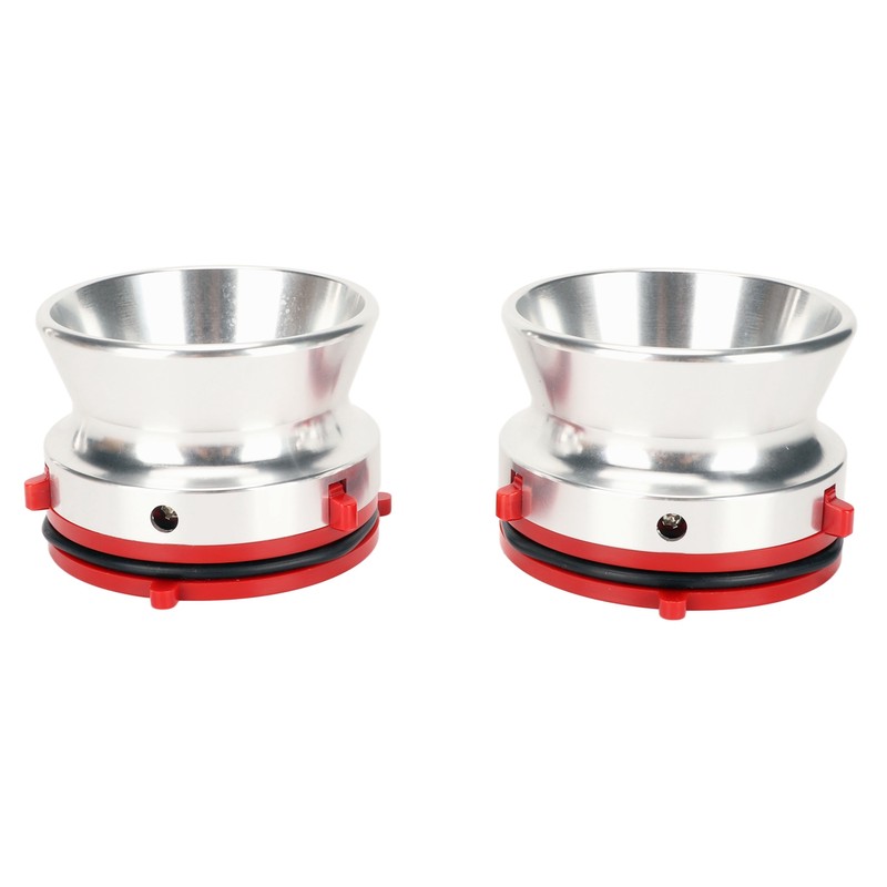 1 Pair NAB Hub Adapters Professional Polished Aluminum Reel to