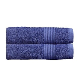 Olivia Rocco Egyptian Cotton Towels Home Bathroom Towel Set Bale Fade Resistant 500gsm Home Collection Bales Bath Sets, 2 Hand Towels Cobalt