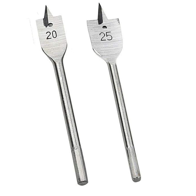 Wideskall 2 Pcs 20mm & 2 Pcs 25mm Paddle Flat