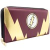 DC The Flash Gold Lightning Bolt Emblem Purse Clutch Coin