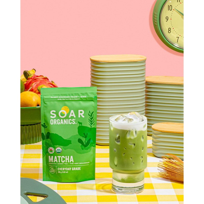 Soar Organics - Organic Japanese Matcha Green Tea Powder -