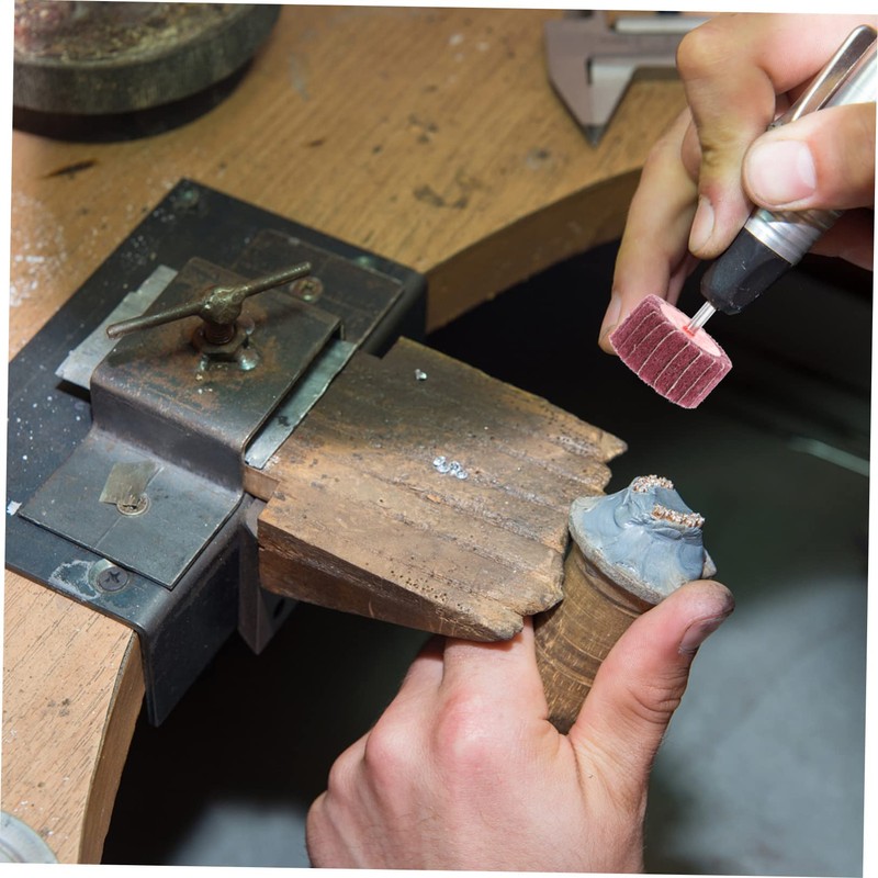 Mobestech Rust Burr Removal Electric Grinding Head Kit 10pcs Iron