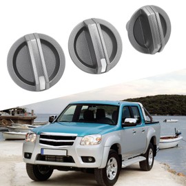 3pcs AC Climate Control Knobs UB9B 61 195 4980165 Air Conditioning Fan Heater Control Button Switch Fits BT 50 2006-2011 2009-2012