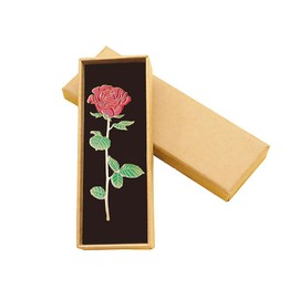 Bookmark Cute Book Markers Metal Rose, Birthday Gifts for Teachers Women, Unique Book Marks Mothers Day for Women Girlfriend Wife Female Book Lover (Rose)