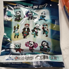 Dude Perfect Clip Keychain Lot of 10 Cool Panda Edition 2024 SEALED NWT