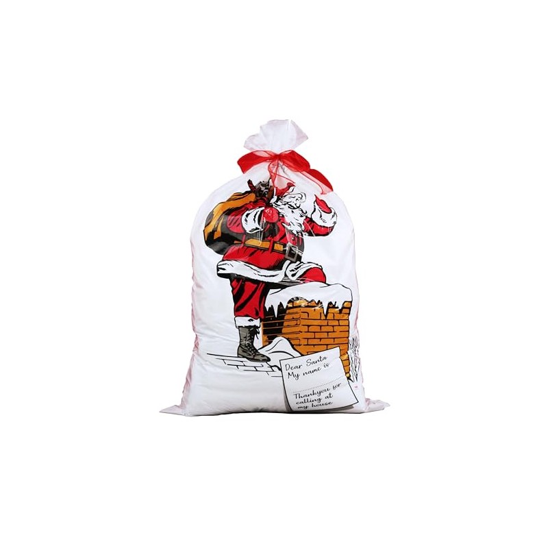 eBuyGB Large Stocking Bag for Presents & Gifts (Pack of