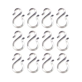 ZIOJOVK 12 PCS 1.7Inch Clear Plastic Punch Bowl Cup S Hooks