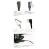 ICOM Compatible Earphone Microphone, ICOM Slim L-Type, For 2-Pin, Transparent