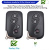 WENHENI for Lexus Key Fob Shell Cover with Keychain Fit