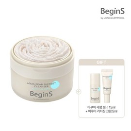 비긴스 바이 정샘물 아쿠아 페어 셔벗 클렌저 + 아쿠아세럼토너15m... Begins by Jeong Saem Mool Aqua Pair Sherbet Cleanser + Aqua Serum Toner 15m...