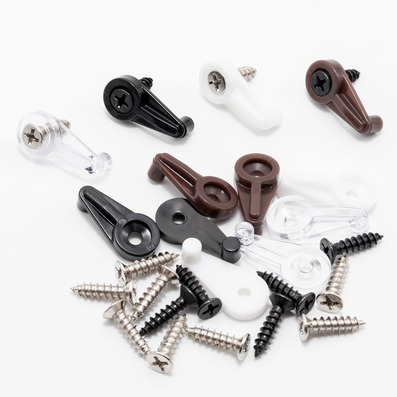 Pocoxll 50 Pack Brown Glass Window Retainer Clips，Mirror Fixing Clips（Includes