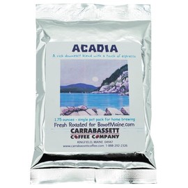 Carrabassett Coffee - Fresh Roasted - Made in Maine - Single Pot Packs 1.75oz (Acadia Roast - 6 pack)