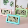 Zeizafa Thin Digital Clock with Temperature and Humiditys for Home