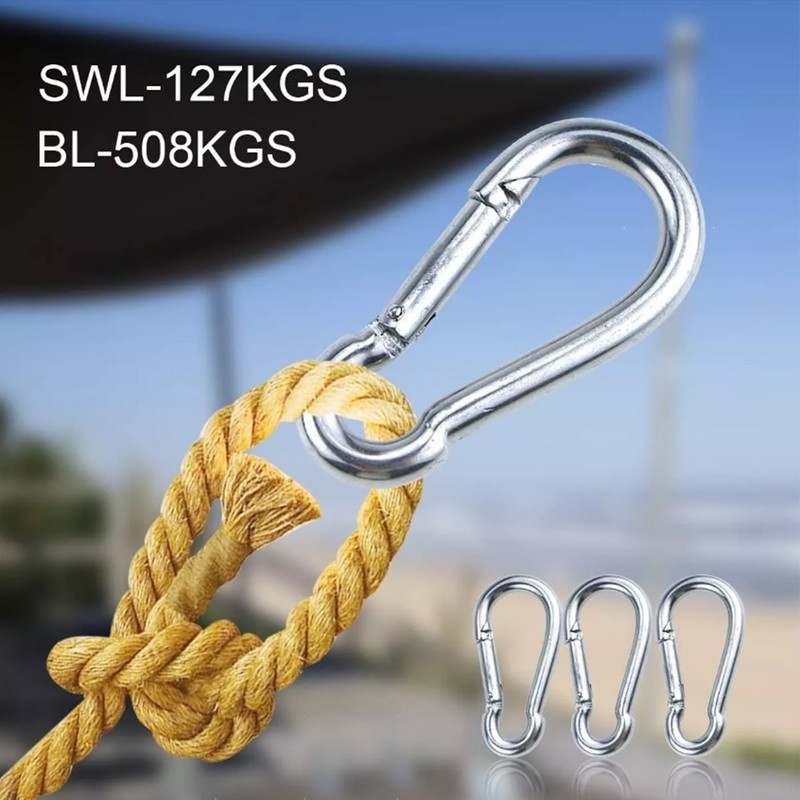Shade Sail Hardware Kit 304 Stainless Steel S Hook M6