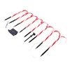 Christmas Candy Cane Light 1 for 8 Solar Candy Cane