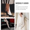 Abaodam 3 Pairs Metal High Heel Protectors Pointed Toe Caps