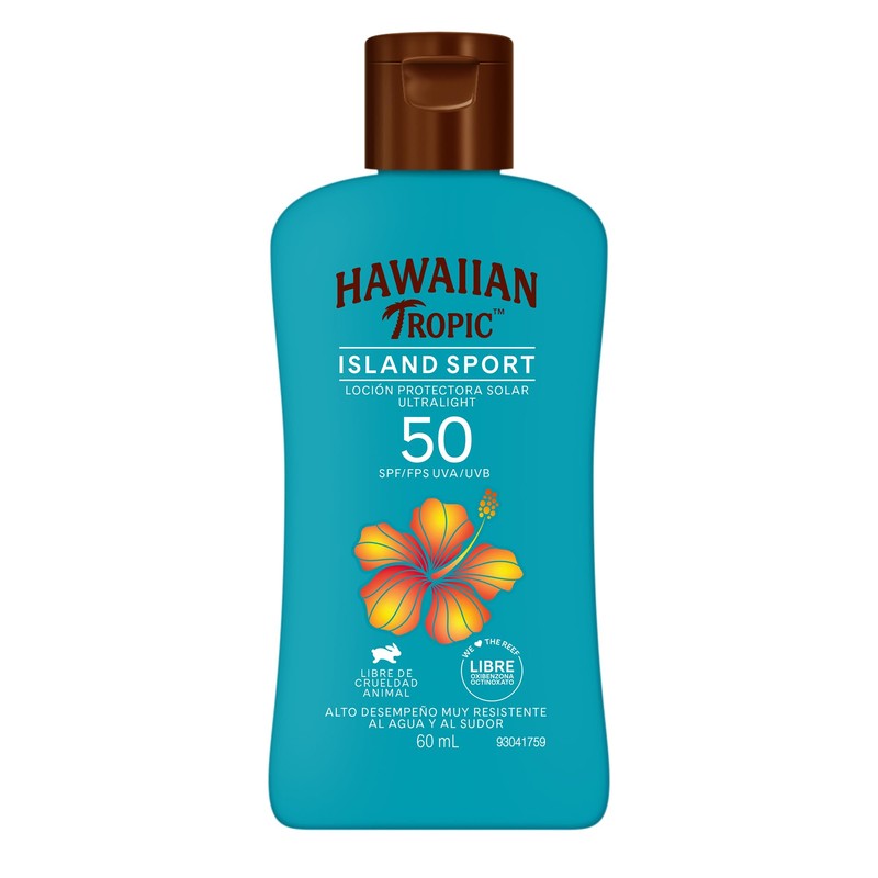 Hawaiian Tropic, Protector Solar Island Sport 50 FPS 60 ml