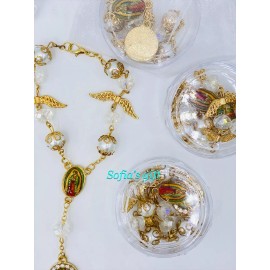 Unbranded 12 QUINCEANERA PARTY FAVORS BAPTISM FAVORS COMMUNION BODAS RECUERDOS BRACELET