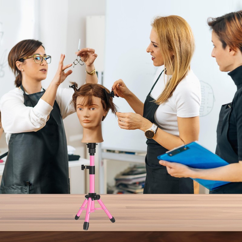 AliLeader 25 Inch Mannequin Head Stand Tripod for Mannequin Head