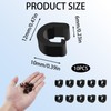Bicycle Cable C-Clips Black 10Pcs: Brake Cables Clamps for Bicycles