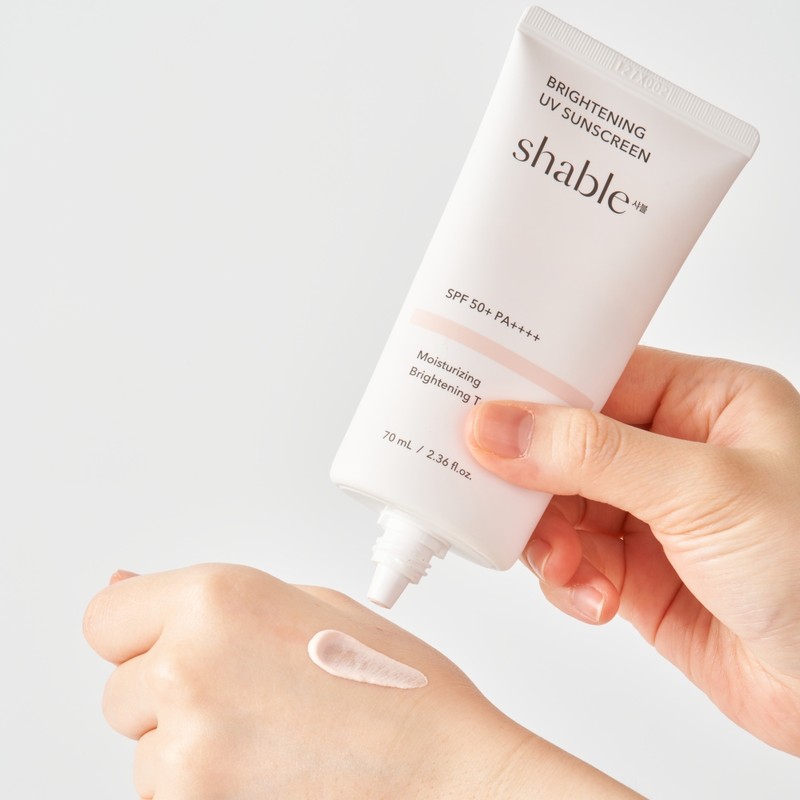Shable Brightening Tone-up Sun Cream Padefree Dermatology Sun Cream Moisture