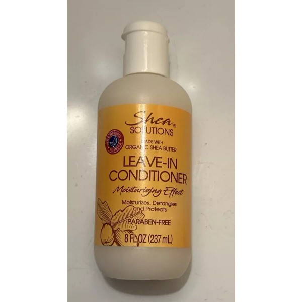 Shea Solutions Organic Shea Butter Leave-in Conditioner 8 oz. Bottle