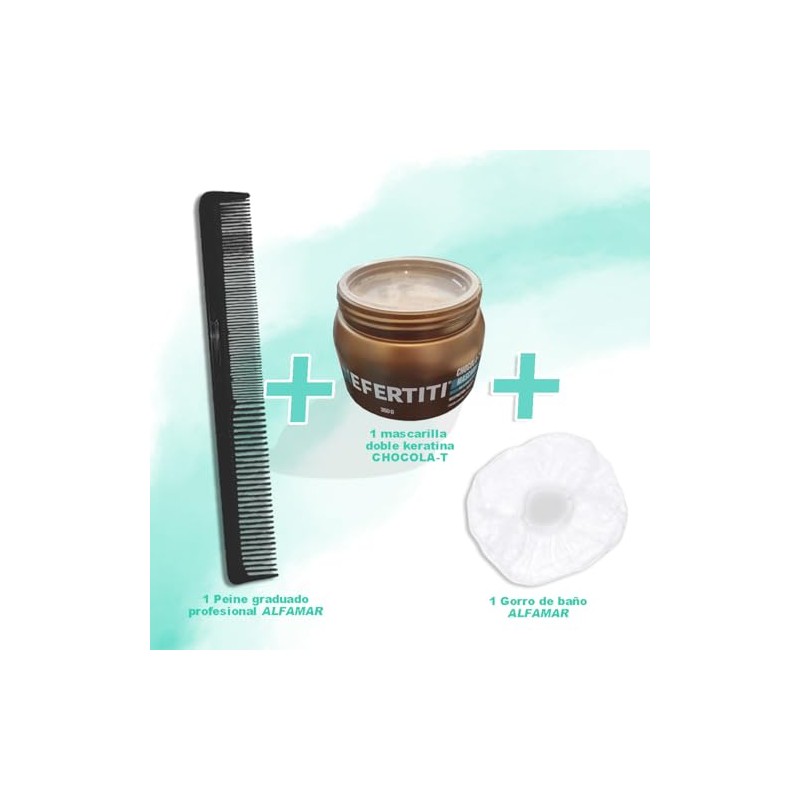 Mascarilla Chocola-T Max con queratina y extracto de cacao y
