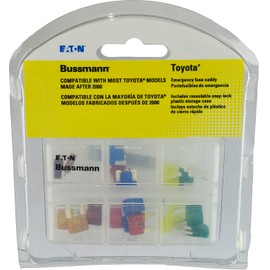 Bussmann BP/EFC-TOYOTA Emergency Fuse Preparedness Pack for Toyota Vehicles w/23 ATM & ATM LP Fuses, 1 Pack