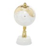 Deco 79 Aluminum Globe with Marble Base, 5" x 5"