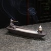 ChangWanna Frog Incense Holder Waterfall - Ceramic Cone Backflow Incense