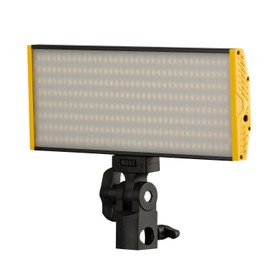 Ikan Onyx Bi-Color Aluminum On-Camera LED Light, Adjustable 3200k-5600K, Dimmable from 10-99%, LED Display (OYB240) - Black