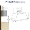 SOONEY 30 Inch Range Hood Insert, 600 CFM Convertible Ducted/Ductless