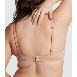 Victoria's Secret Pink Wear Everywhere T-Shirt Bra, Lightly Lined, Smooth, Bras for Women, Beige (34C)
