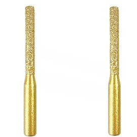 Diamond Nail Drill Bit, 5mm Round Shank, Gold Glitter Finish，Mortar Router，Mortar Raking Tool For Drill
