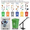 ikare Manual Trash Compactor for 60-100L Bins, Trash Compactor for