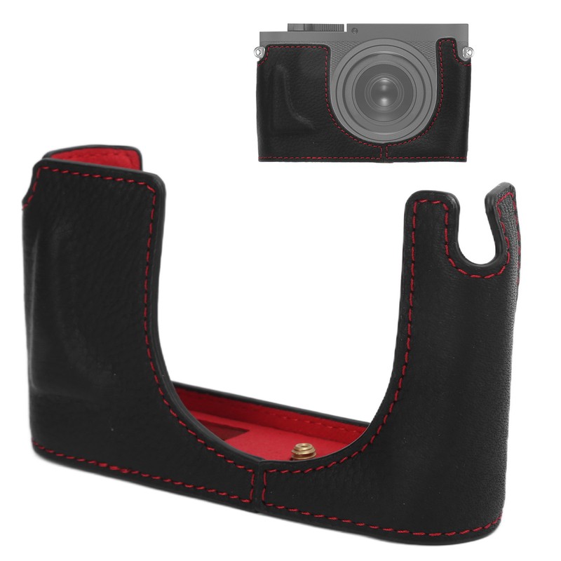 Leather Camera Half Case for Leica Q Half Body Protection