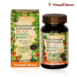 Vitamin House 비타민하우스 멀티비타민 웰플러스 (1250mgx60정)/영국DSM사원료 Vitamin House Multivitamin Wellplus (1250mg x 60 tablets) / UK DSM Raw Material