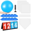 Jenaai 18 Pcs Sports Kickball Set includes Playground Ball 5