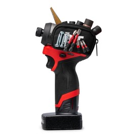 The Bit Pouch - Magnetic Bit & Screw Holder for Screws, Bolts, Driver Bits, Drill Bits - Alternative to Magnetic Wristband - Perfect Gadget Gifts for Men, Electrician Tools. - Size: Small