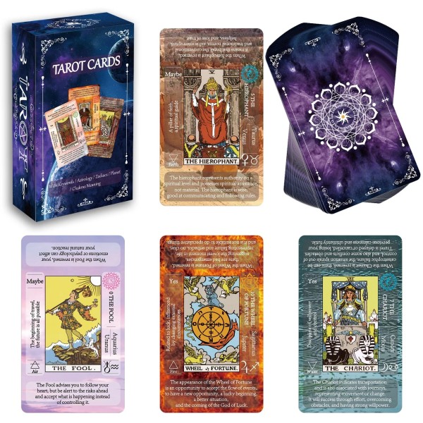 Ixiger Tarot Cards Set with Guide BookTarot Cards for Beginners