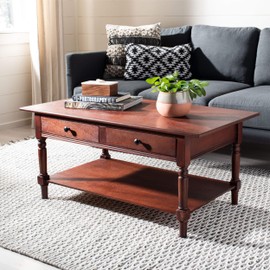 Safavieh American Homes Collection Boris Dark Cherry Coffee Table