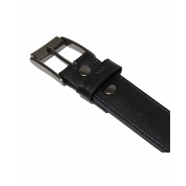 Lowlife Cover Up Leather Belt in Black