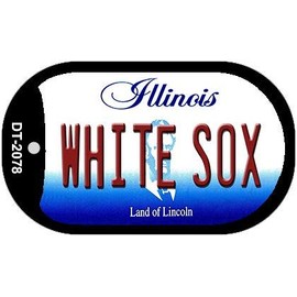 Smart Blonde White Sox Illinois Novelty Metal Dog Tag Necklace DT-2078