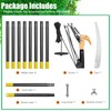 Pole Saws for Tree Trimming, 13.7 FT Manual Tree Trimmer