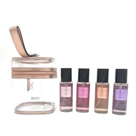 Victoria's Secret Best of Mist Gift Set: Love Spell, Bare Vanilla, Pure Seduction, Velvet Petals & Beauty Bag